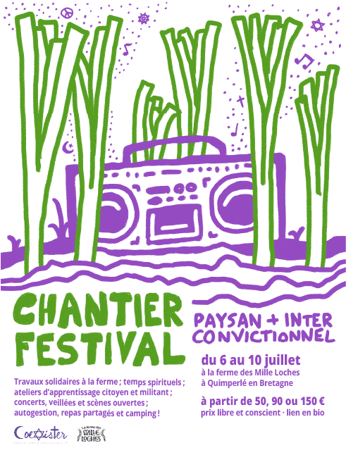 Chantier-festival paysan et interconvictionnel