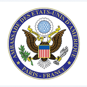 Logo de l'ambassage des états-unis d'Amérique